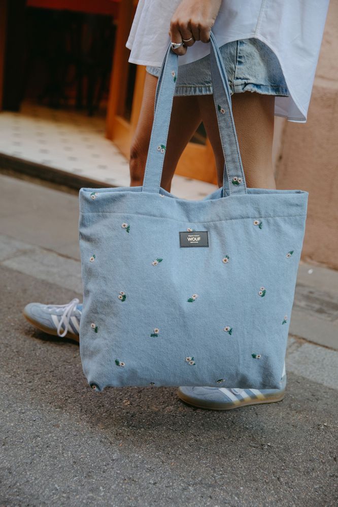 Accessoires de voyage - Tote bag en Denim Ines♻️ - WOUF