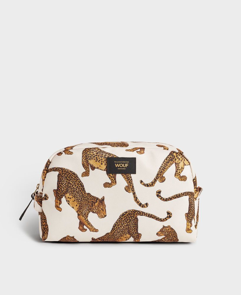 Cosmétiques - Grande Trousse de Toilette Leopard recyclée ♻️ - WOUF