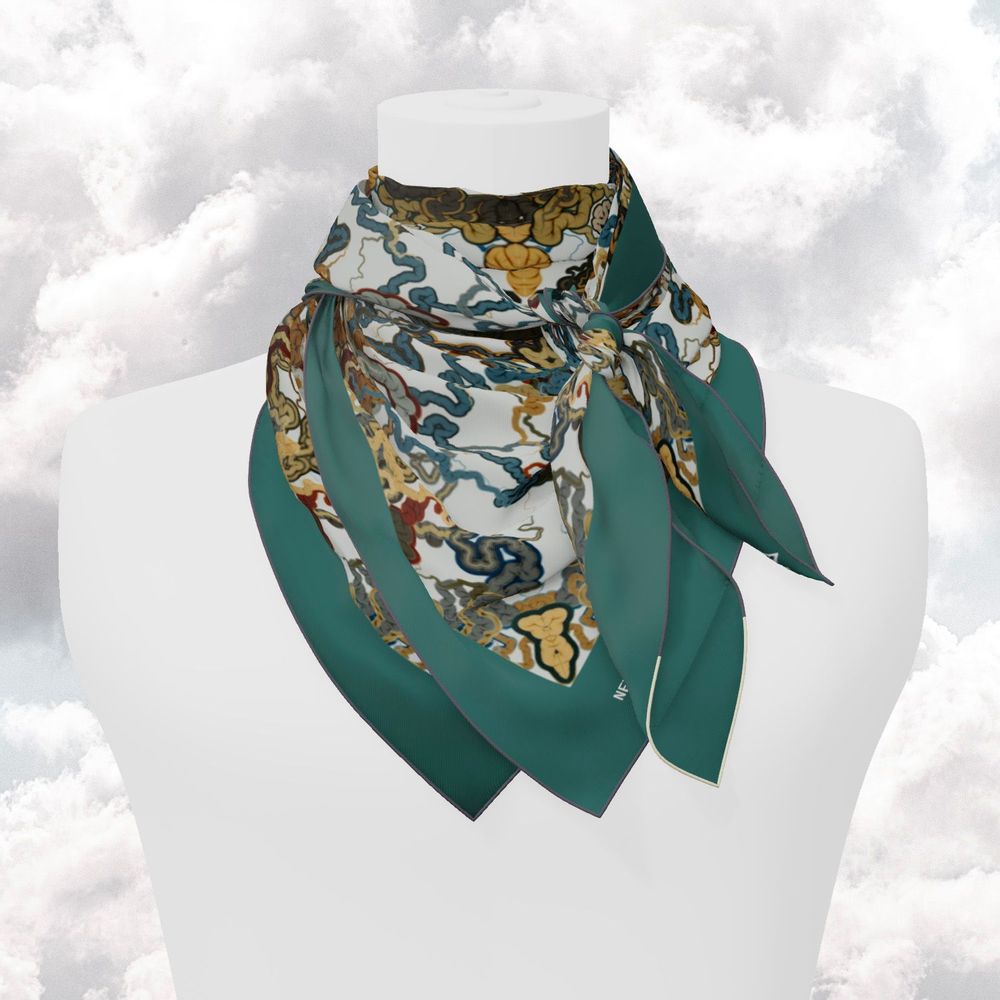 Scarves - Customizable silk squares - Whiplash - NEYMO PARIS