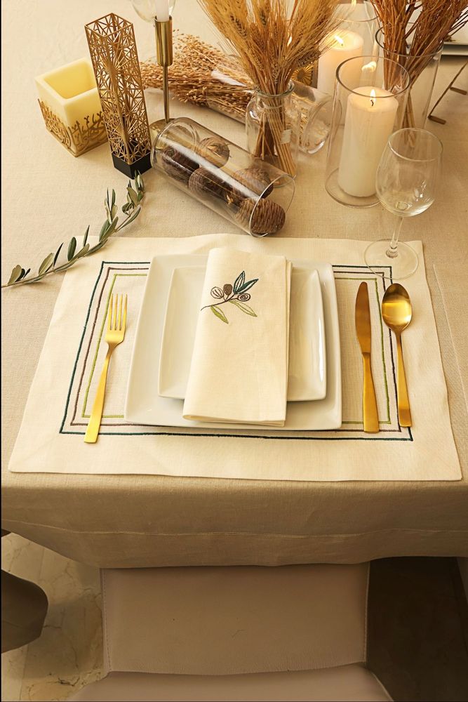 Sets de table - SET DE TABLE OLIVES DE 2 - HYA CONCEPT STORE