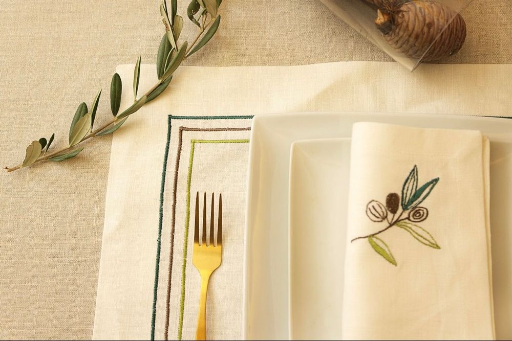 Sets de table - SET DE TABLE OLIVES DE 2 - HYA CONCEPT STORE