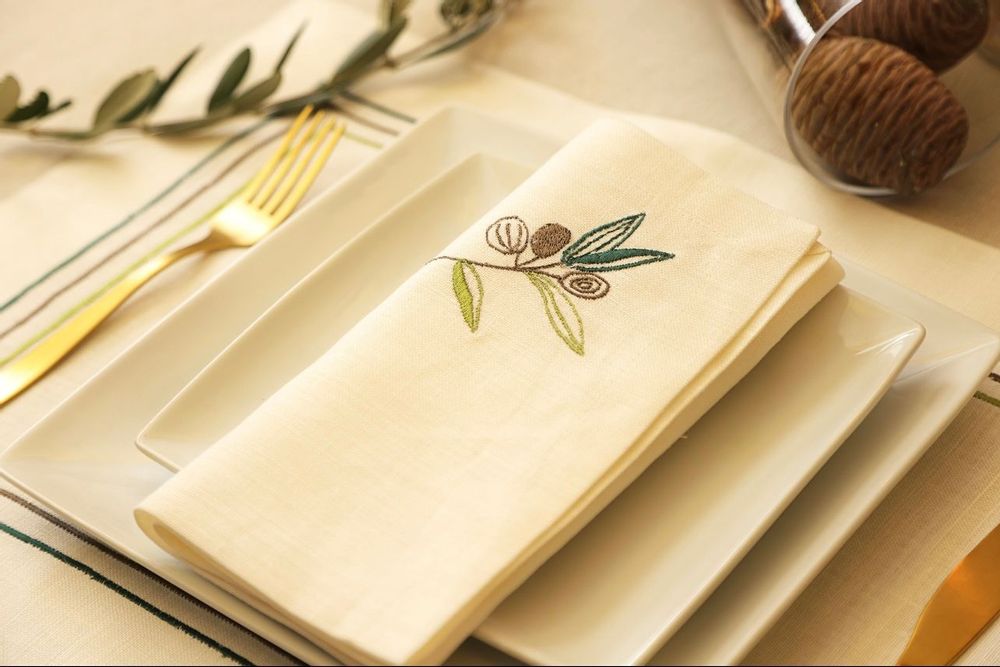 Sets de table - SET DE TABLE OLIVES DE 2 - HYA CONCEPT STORE