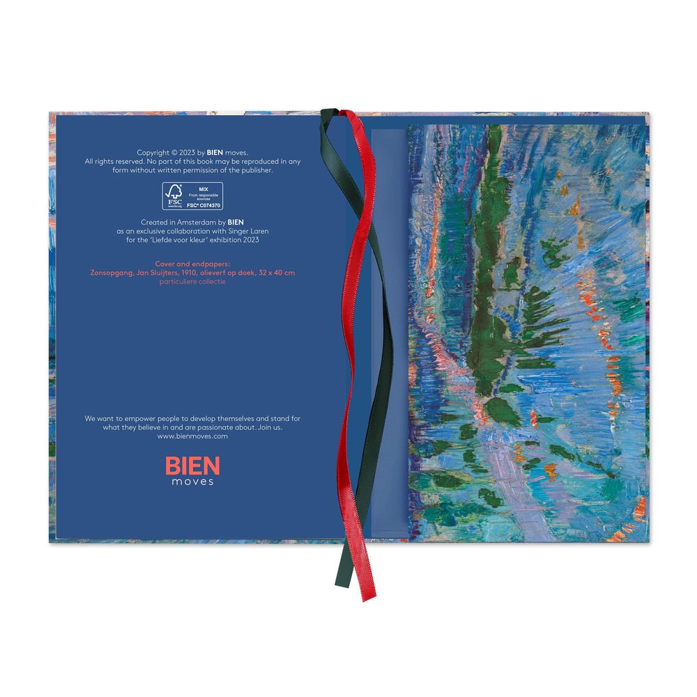 Gifts - Soft touch notebook Sunrise - BIEN MOVES