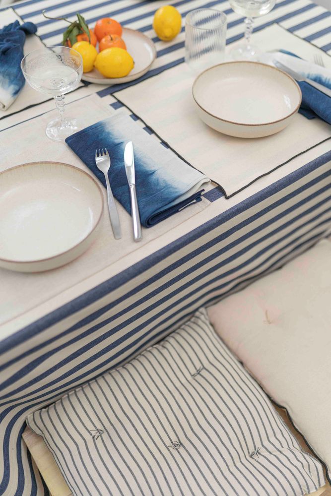 Linge de table textile - Linge de table Tensira, 100% coton - TENSIRA MADE IN AFRICA