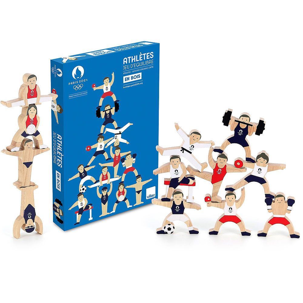 Jouets enfants - Jeu d'équilibre Athlètes - Paris 2024 - VILAC