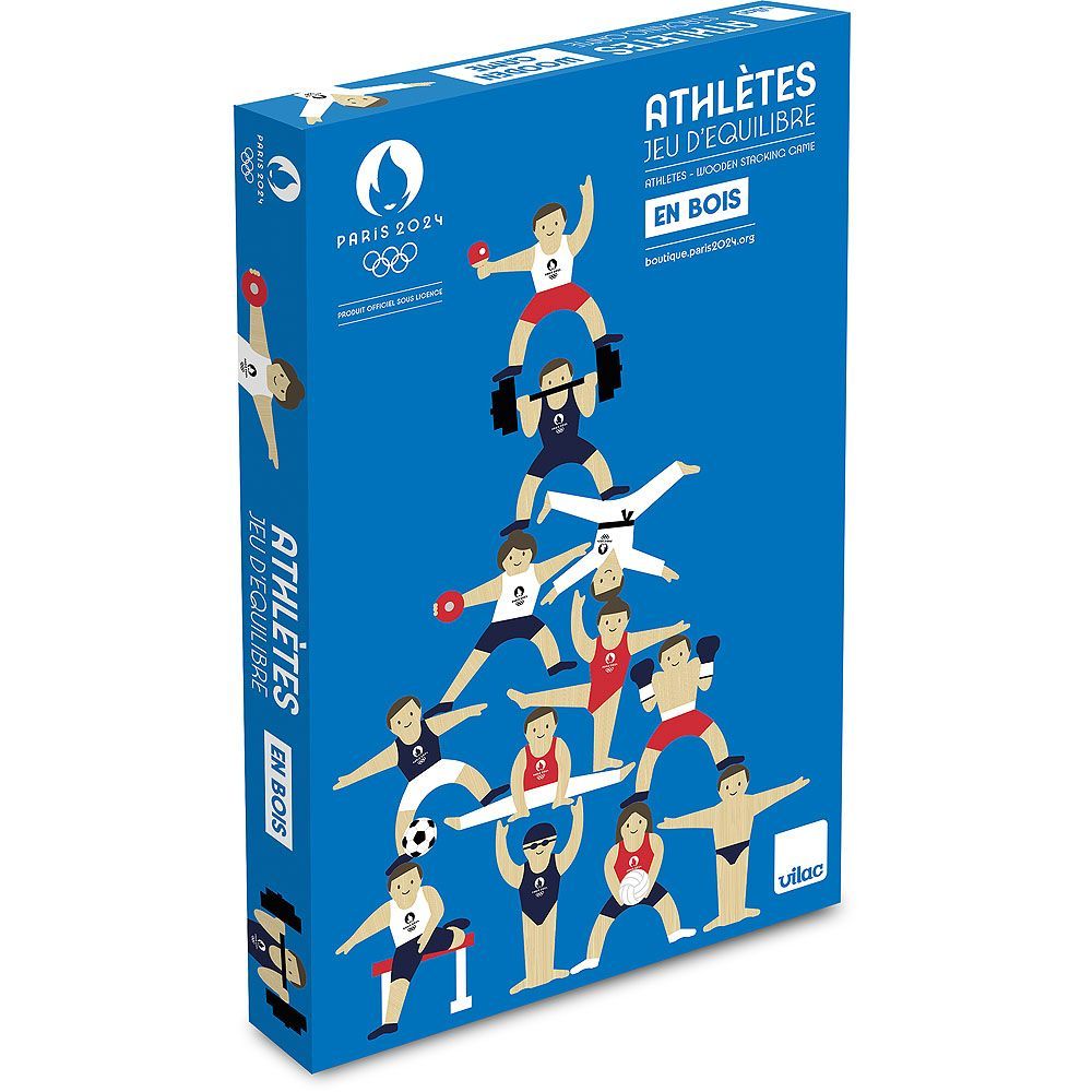 Jouets enfants - Jeu d'équilibre Athlètes - Paris 2024 - VILAC