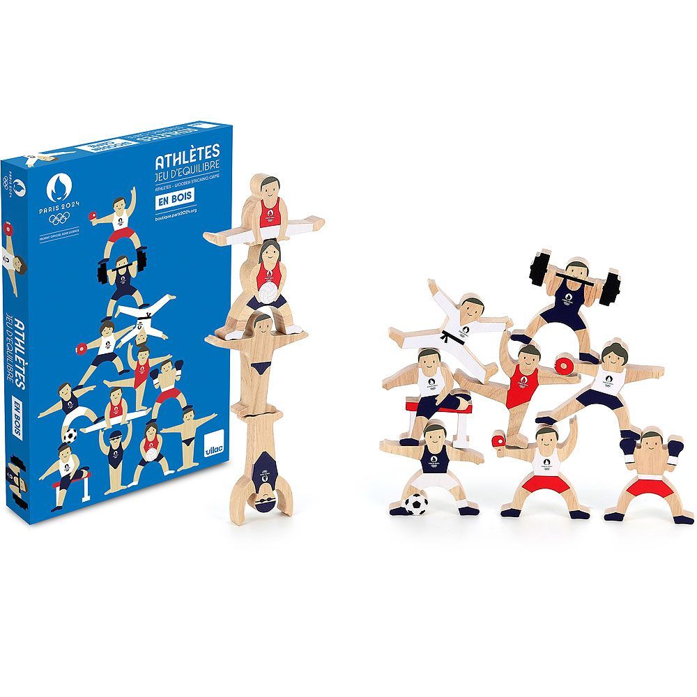 Jouets enfants - Jeu d'équilibre Athlètes - Paris 2024 - VILAC