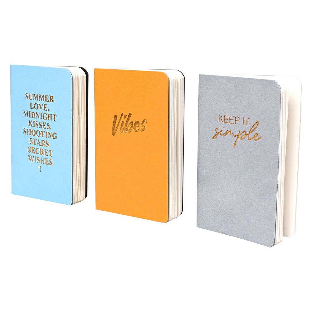 Stationery - Recycled Cotton Pocket Notebook - NATIONAL HANDICRAFT EXPORTS