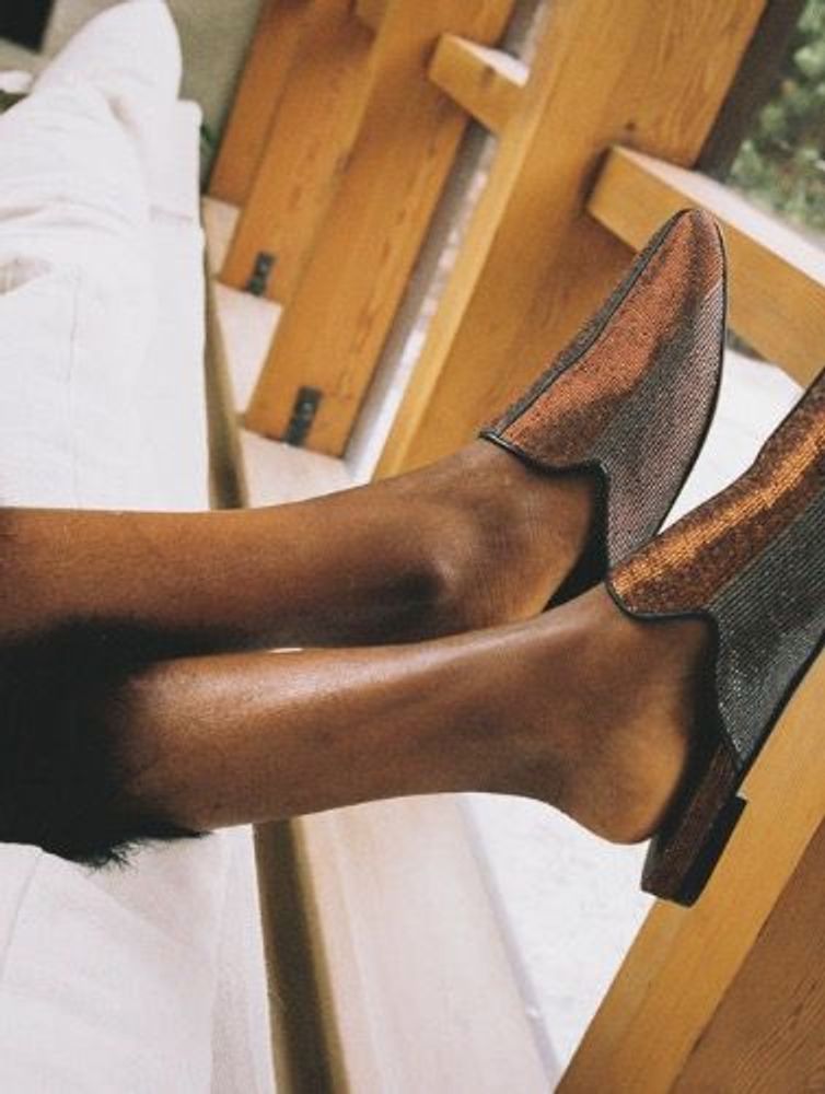 Chaussures - PANTOUFLES DE SALON PĒKÄK POUR FEMMES - ISLAND COPPER - IFSTHETIC