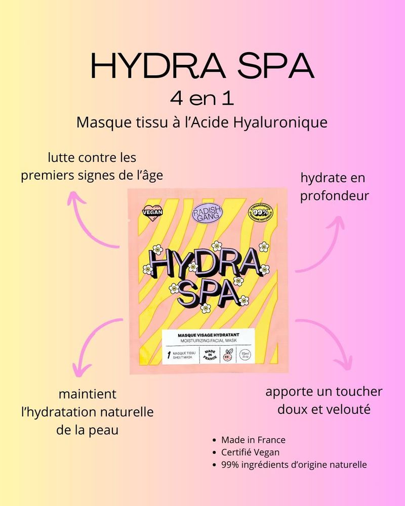 Beauty products - HYDRA SPA - RADISH GANG