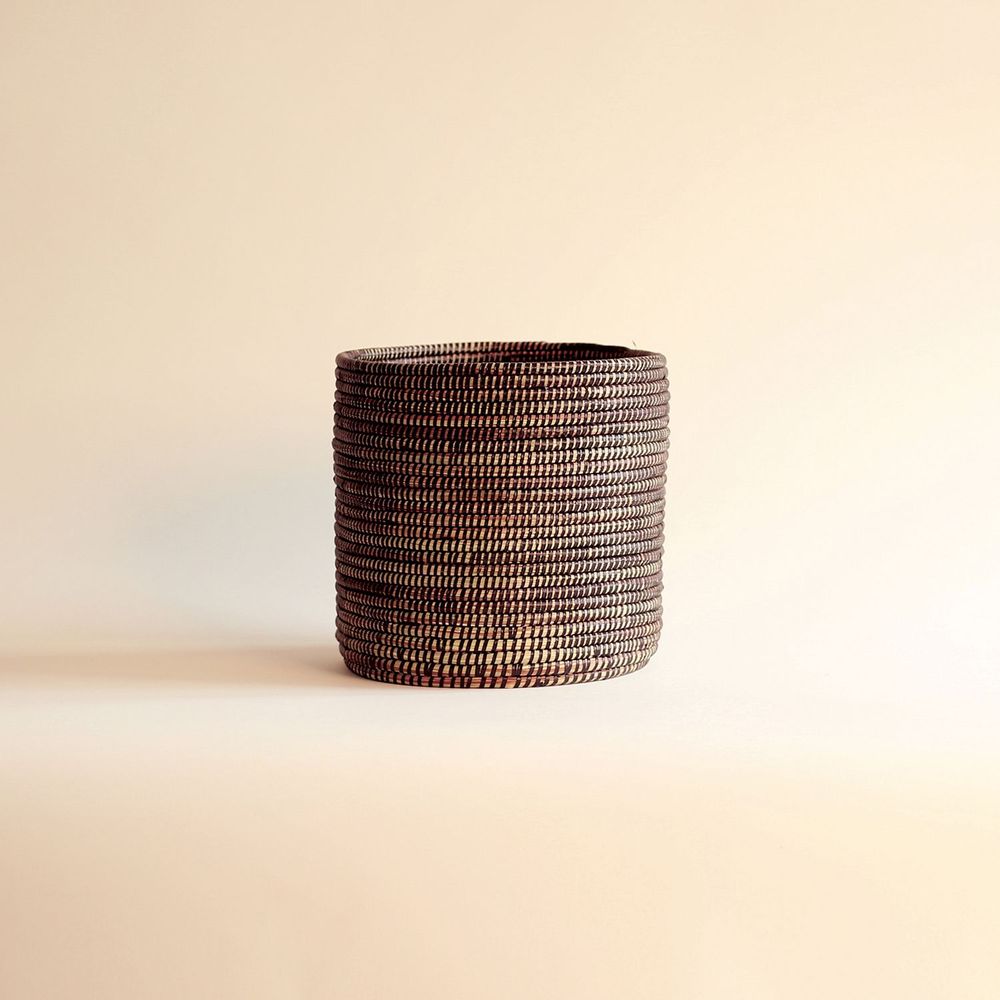 Flower pots - POT M Panier Africain Cache pot Corbeille H20 cm / Ø 25 cm - KAWOBAZAAR