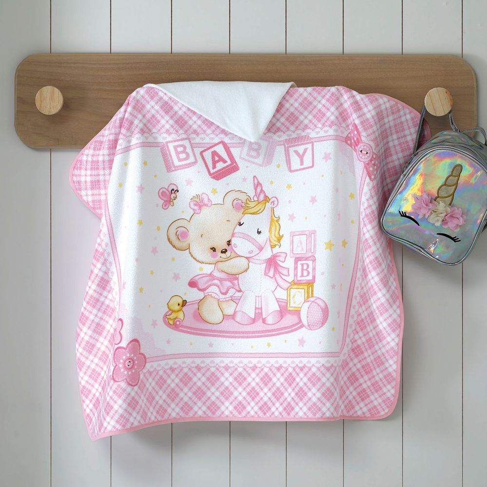 Children's bathtime - Velour Hooded Bath Towel - DÖHLER