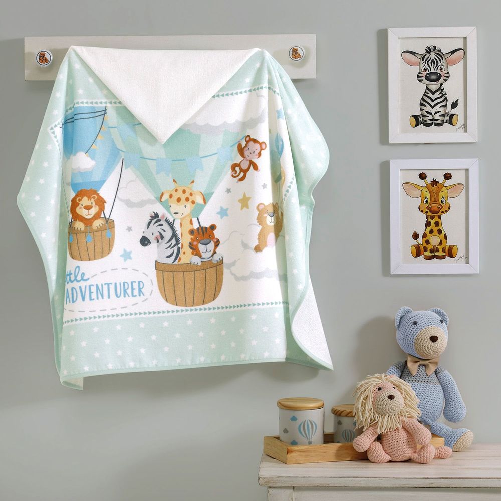 Children's bathtime - Velour Hooded Bath Towel - DÖHLER