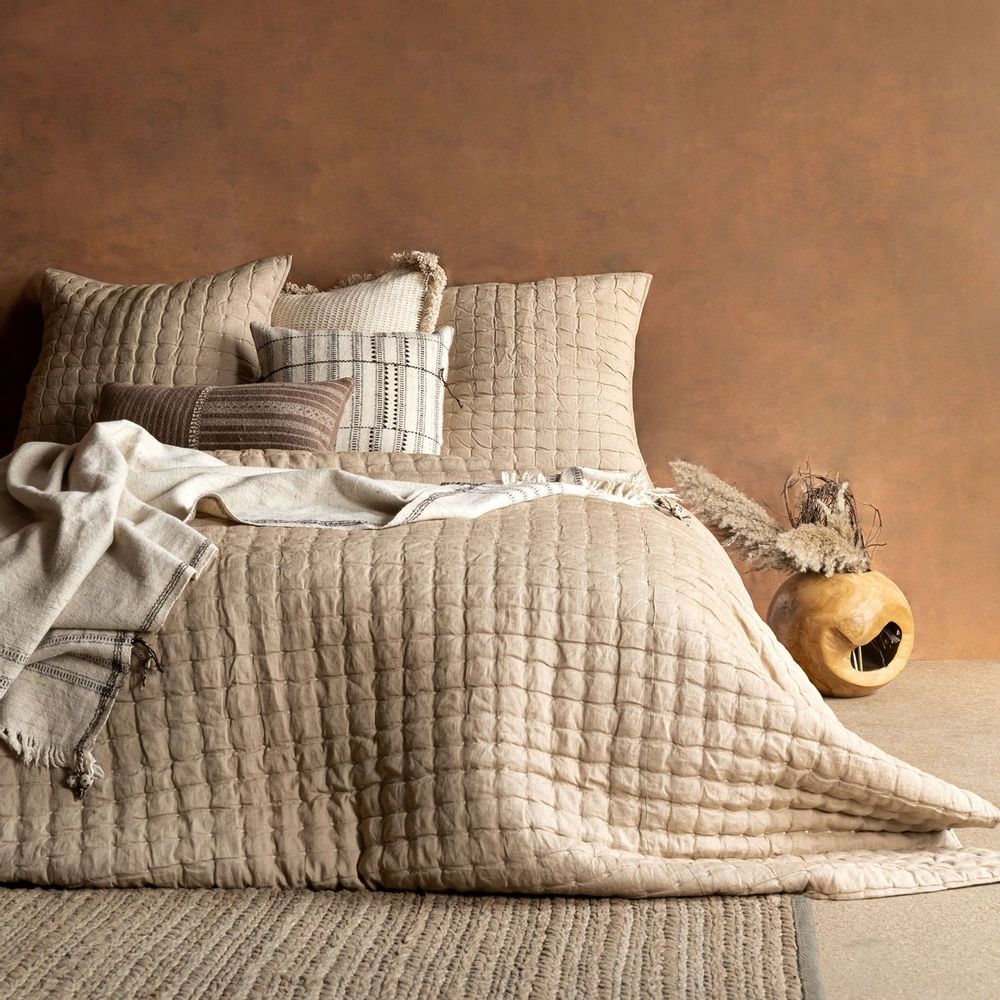Linge de lit - COUETTE PEBBLE en lin - NEEM LIVING