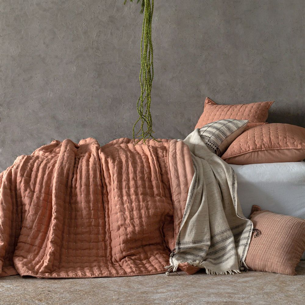 Linge de lit - COUETTE PEBBLE en lin - NEEM LIVING
