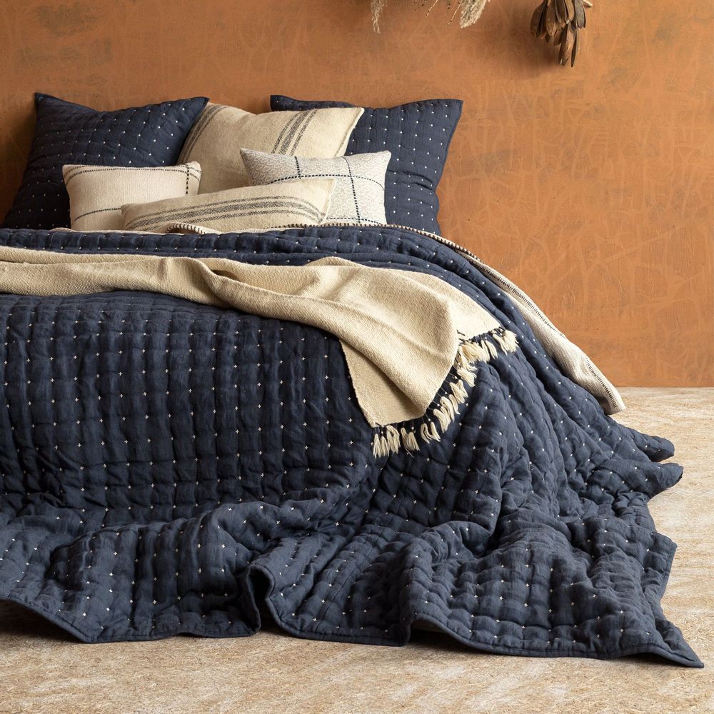 Linge de lit - COUETTE PEBBLE en lin - NEEM LIVING