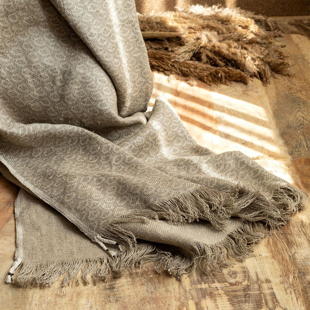 Throw blankets - SAKURA THROW - NEEM LIVING
