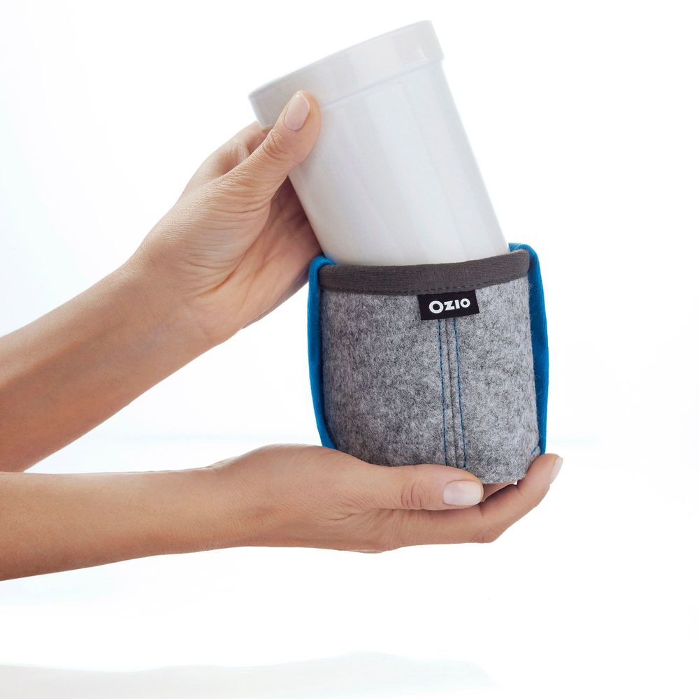 Tea and coffee accessories - Tama, hand-warmer mug - Blue - OZIO TIME