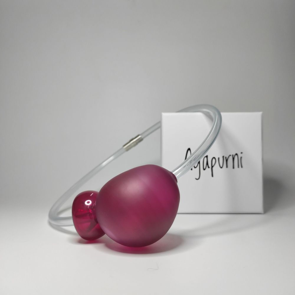 Bijoux - Collier en verre soufflé - AGAPURNI