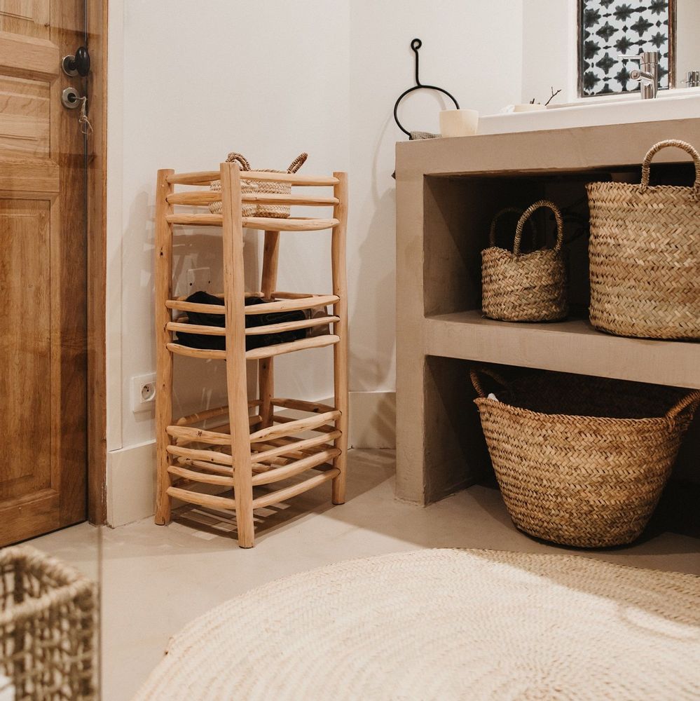 Objets de décoration - DESSERTE EN BOIS MASSIF - COSYDAR-DECO