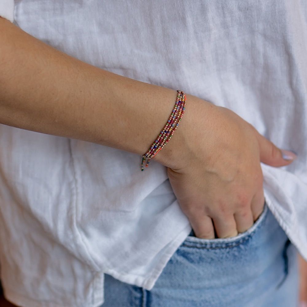 Bijoux - Bracelet codé en morse : You're loved - LES MOTS DOUX