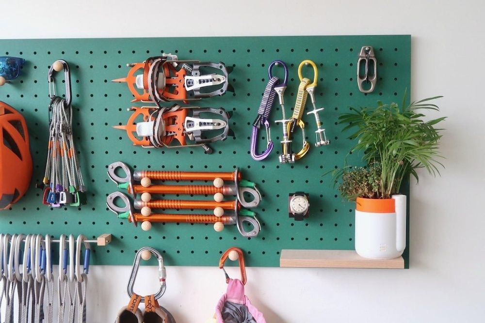 Objets personnalisables - Panneau perforé Pegboard pour équipement de sport - QUARK