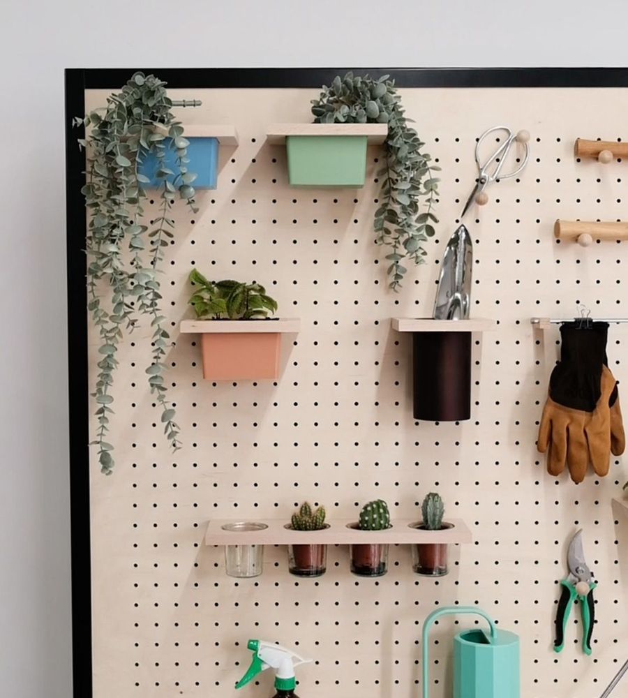 Other wall decoration - Perforated Pegboard Panel for Living Room / Interior Decoration - QUARK