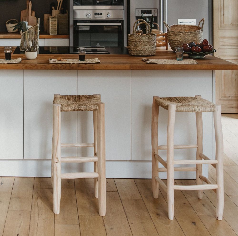 Tabourets - TABOURETS DE BAR EN BOIS - COSYDAR-DECO