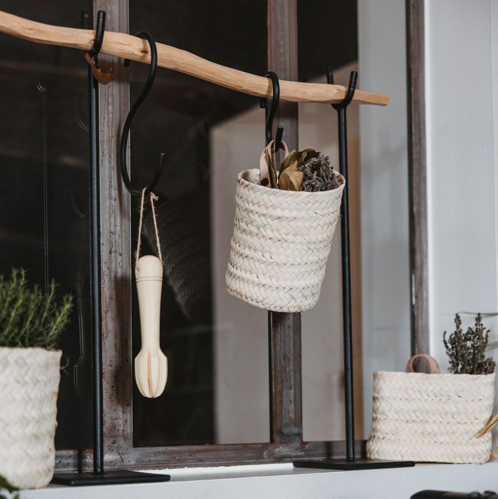 Decorative objects - RACK IN STEEL AND EUCALYPTUS WOOD - COSYDAR-DECO