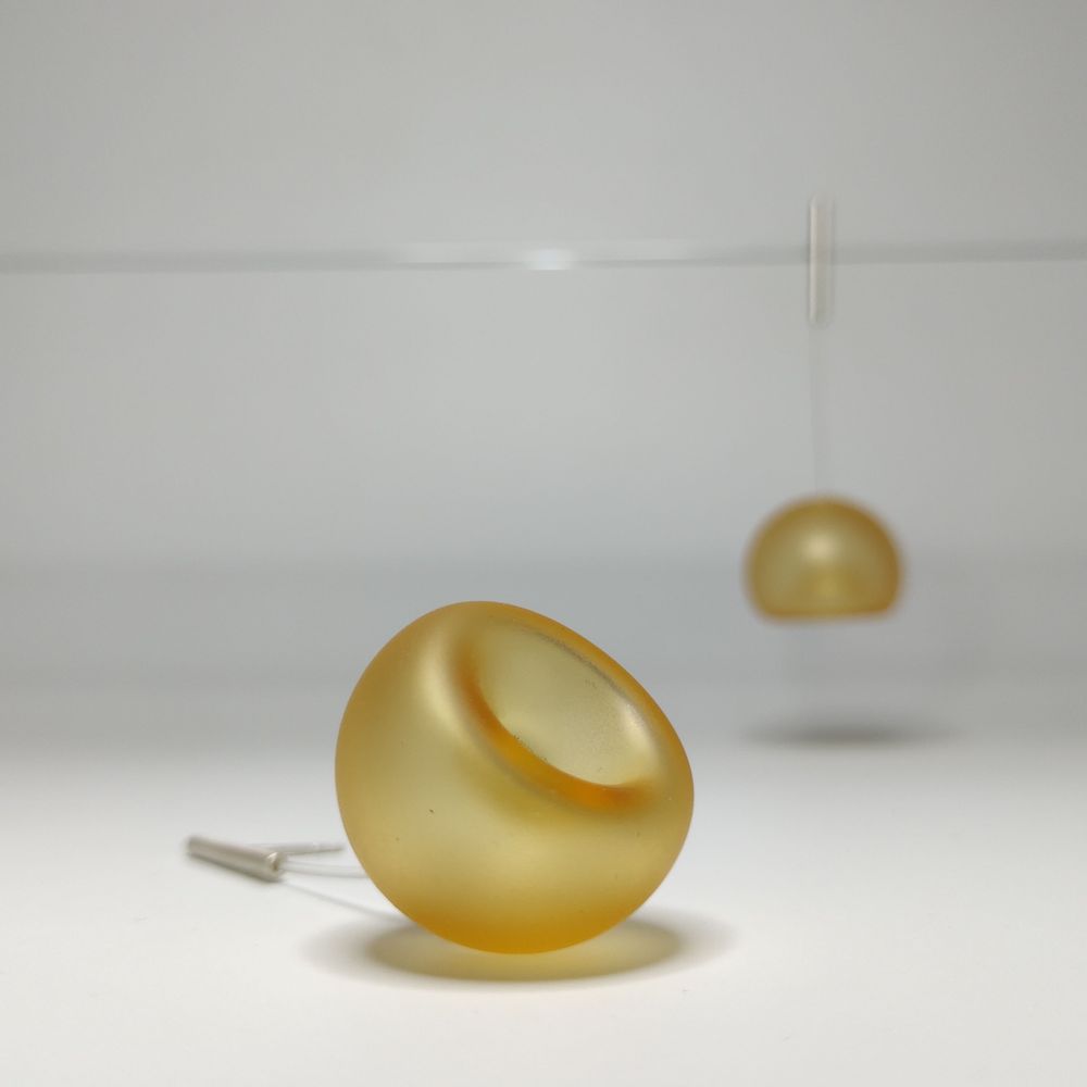 Bijoux - Boucles d'oreilles en verre soufflé - AGAPURNI