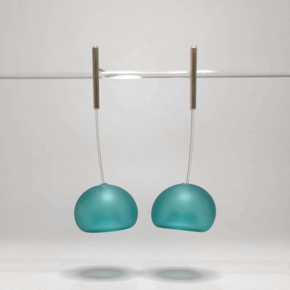 Bijoux - Boucles d'oreilles en verre soufflé - AGAPURNI
