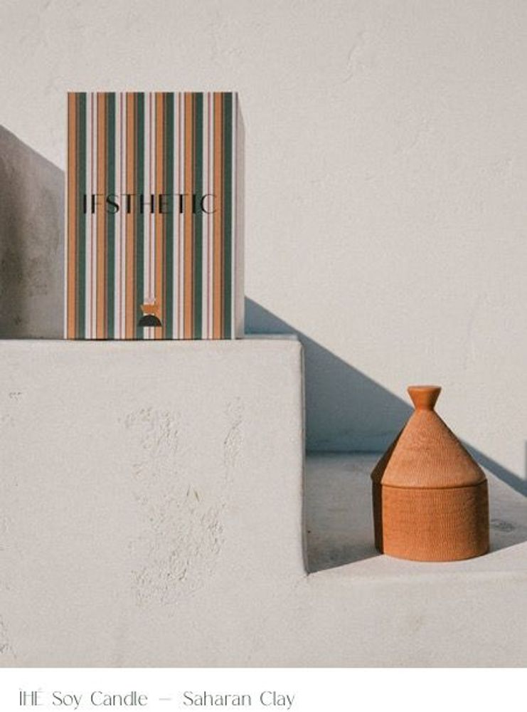 Objets design - BOUGIE PARFUMÉE FAIT MAIN - IFSTHETIC