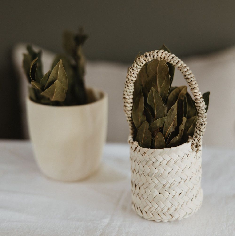 Objets de décoration - PANIERS EN FEUILLE DE PALMIER DOUM - COSYDAR-DECO