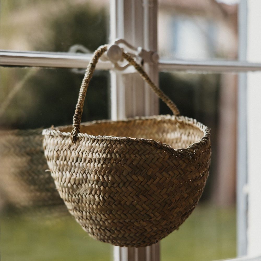 Decorative objects - Baskets and trays in natural fiber – Handmade boho décor - COSYDAR-DECO