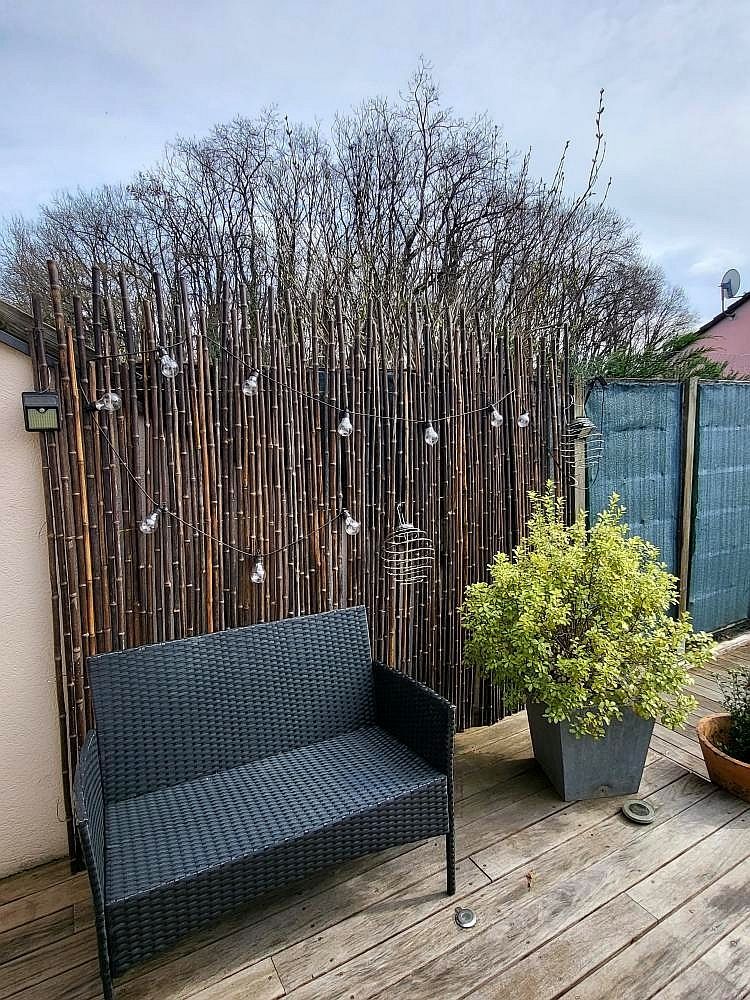 Outdoor decorative accessories - Bamboo fence, windbreak from the Sauvage Range - 2-WBF - BAMBOULAND