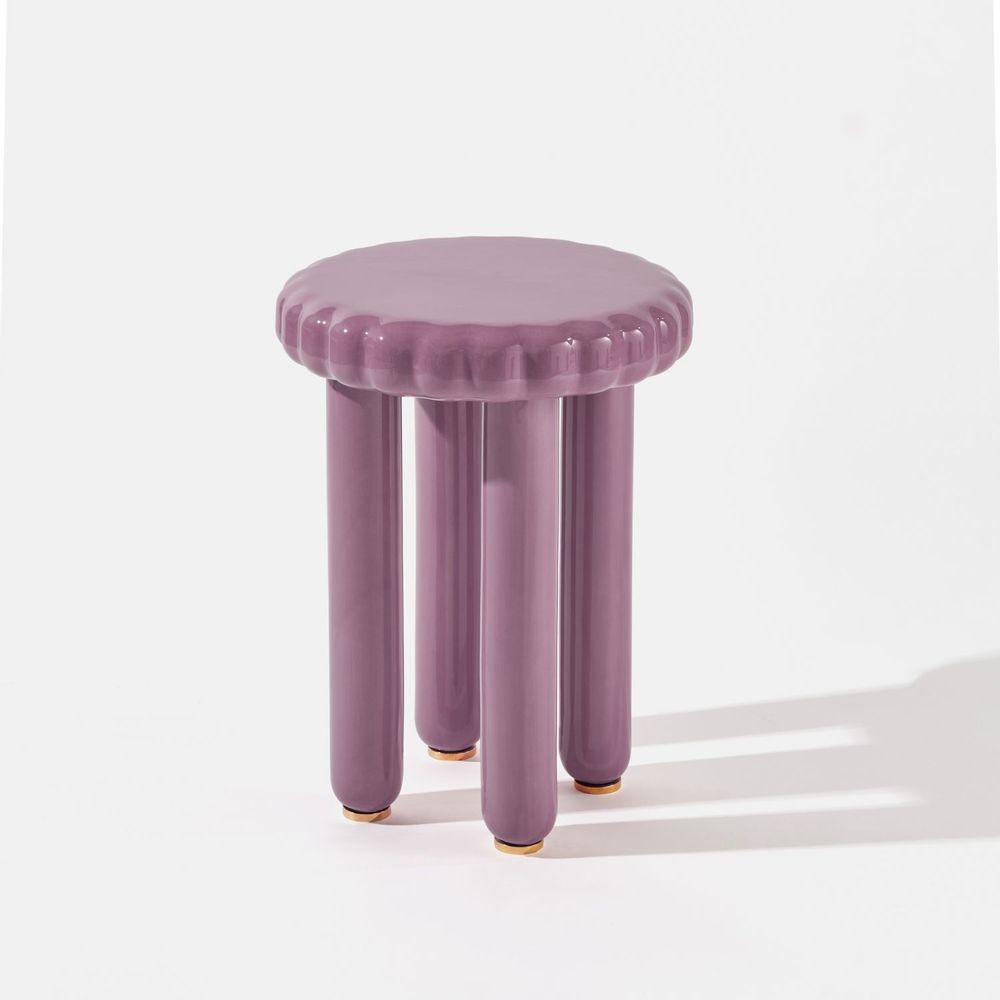 Tabourets - Tabouret/table d'appoint en céramique 'Biscotto' - STUDIO YELLOWDOT