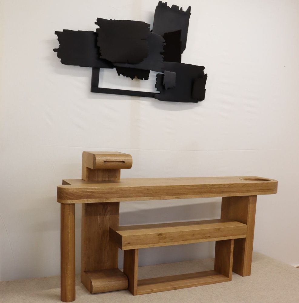 Consoles - Console grande rustique. - THIERRY LAUDREN