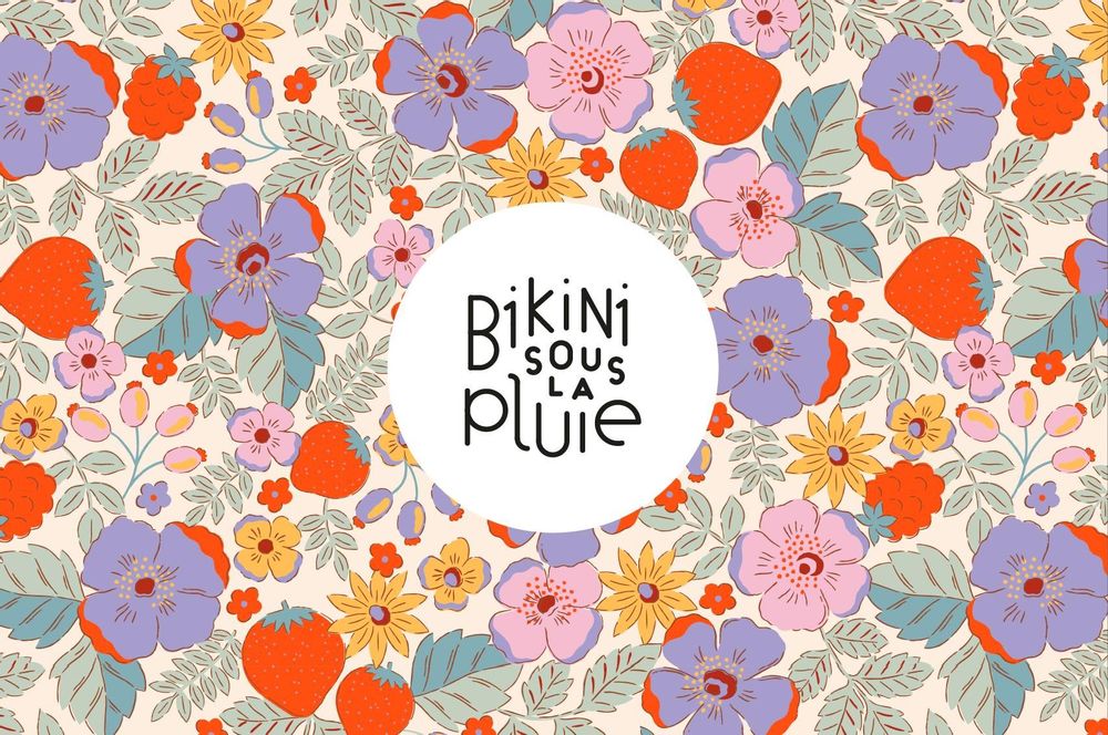 Linge de lit - Pattern-Bikinisouslapluie-2024-2 - BIKINI SOUS LA PLUIE
