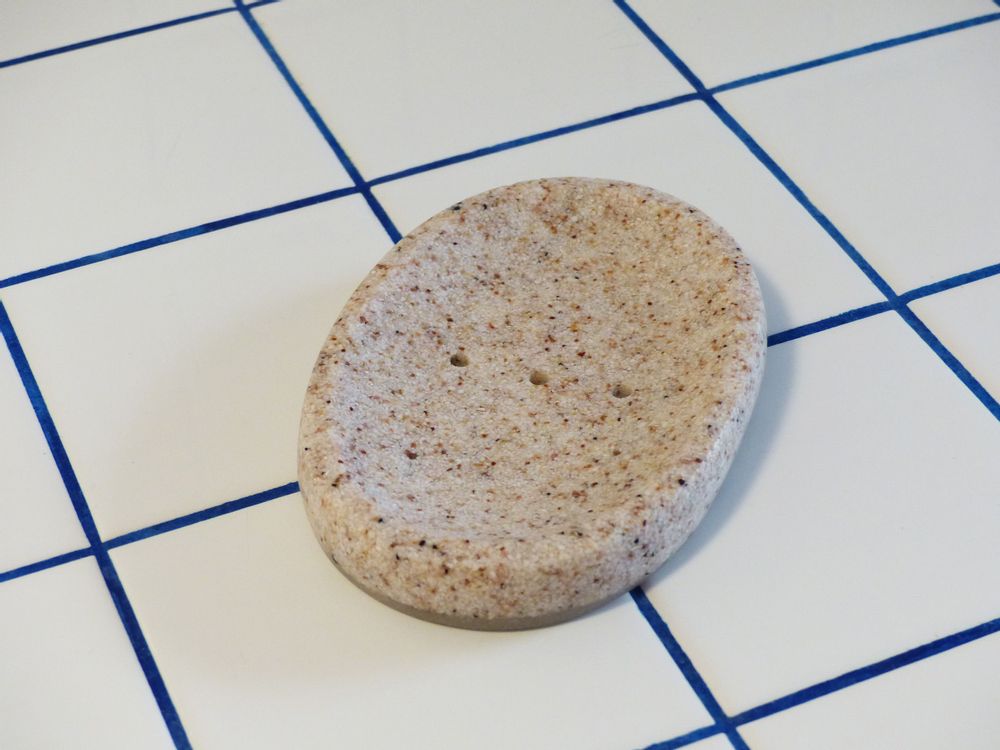 Porte-savons - PORTE-SAVON EN COQUILLES DE COQUILLAGE RECYCLÉES - MATERIALYS - MATERIALYS
