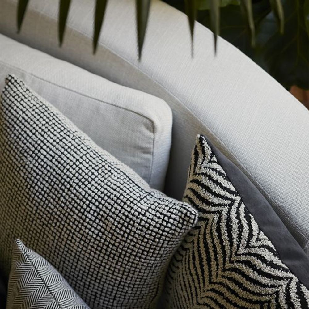 Coussins - BOUCLE' Cushion Black and White - LO DECOR