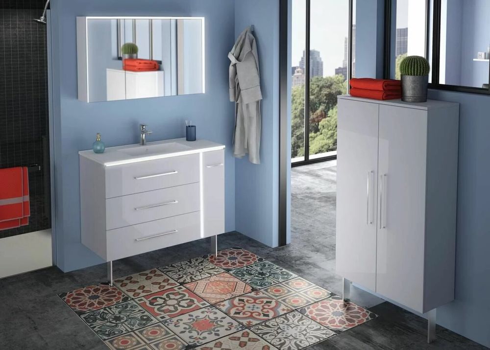 Commodes - Meuble salle de bain LUMINA - DECOTEC