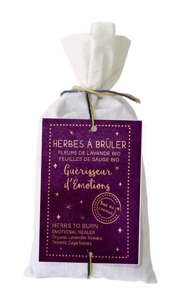Home fragrances - HERBS TO BURN ENERGY SAGE AND THYME - LE MAS DU ROSEAU