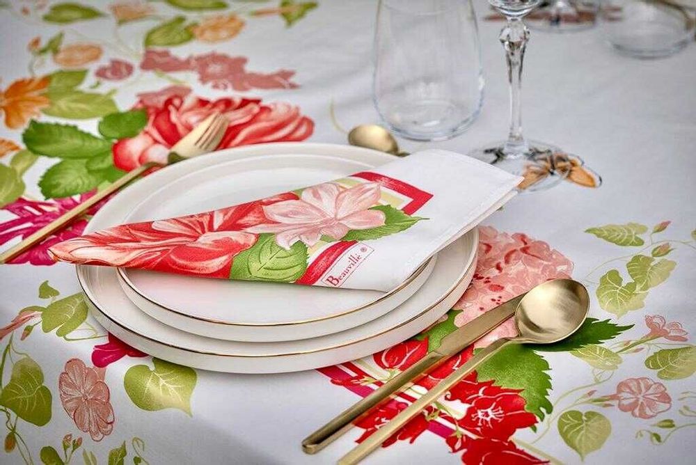 Table linen - Palais Royal tablecloth - BEAUVILLÉ