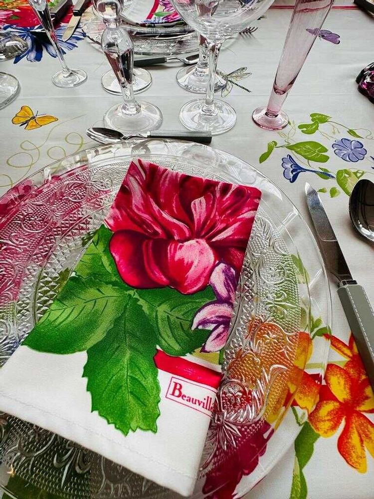 Table linen - Palais Royal tablecloth - BEAUVILLÉ