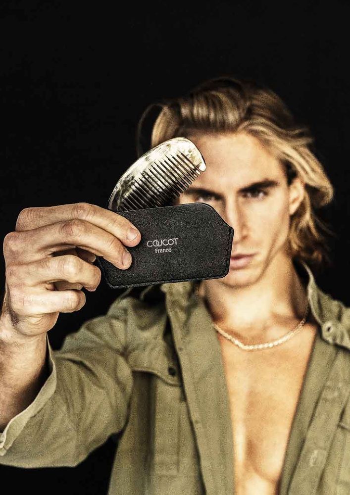 Accessoires cheveux - Le voyageur - Peigne en corne - KRAKEN