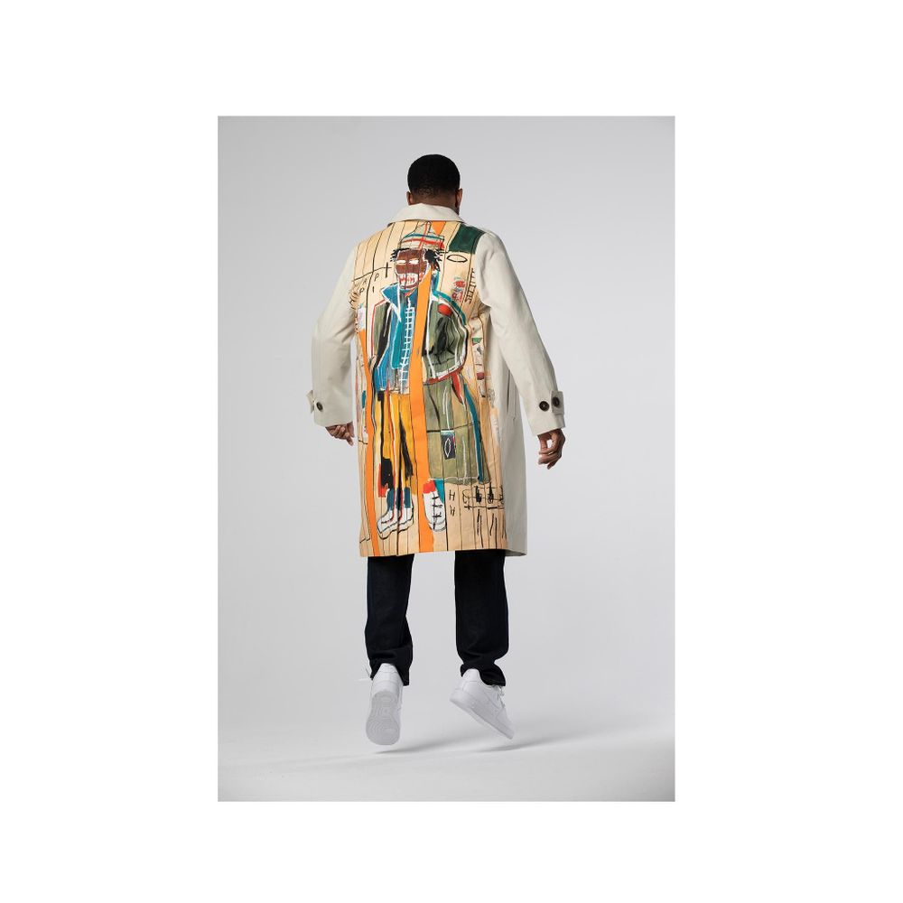 Apparel - Jean-Michel Basquiat Trench Coat - ROME PAYS OFF