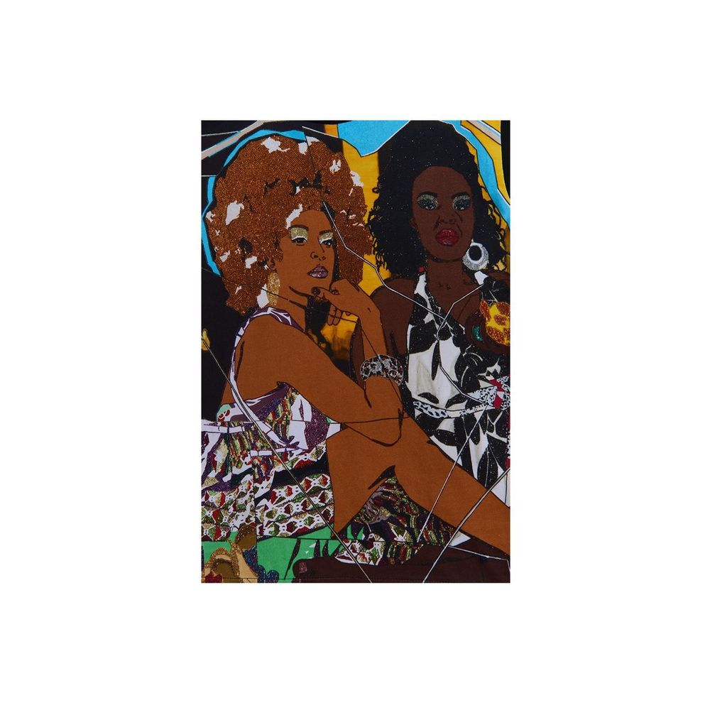 Prêt-à-porter - Mickalene Thomas LE DÉJEUNER SUR L'HERBE: LES TROIS FEMMES NOIRES Unisex Muscle Tank - ROME PAYS OFF