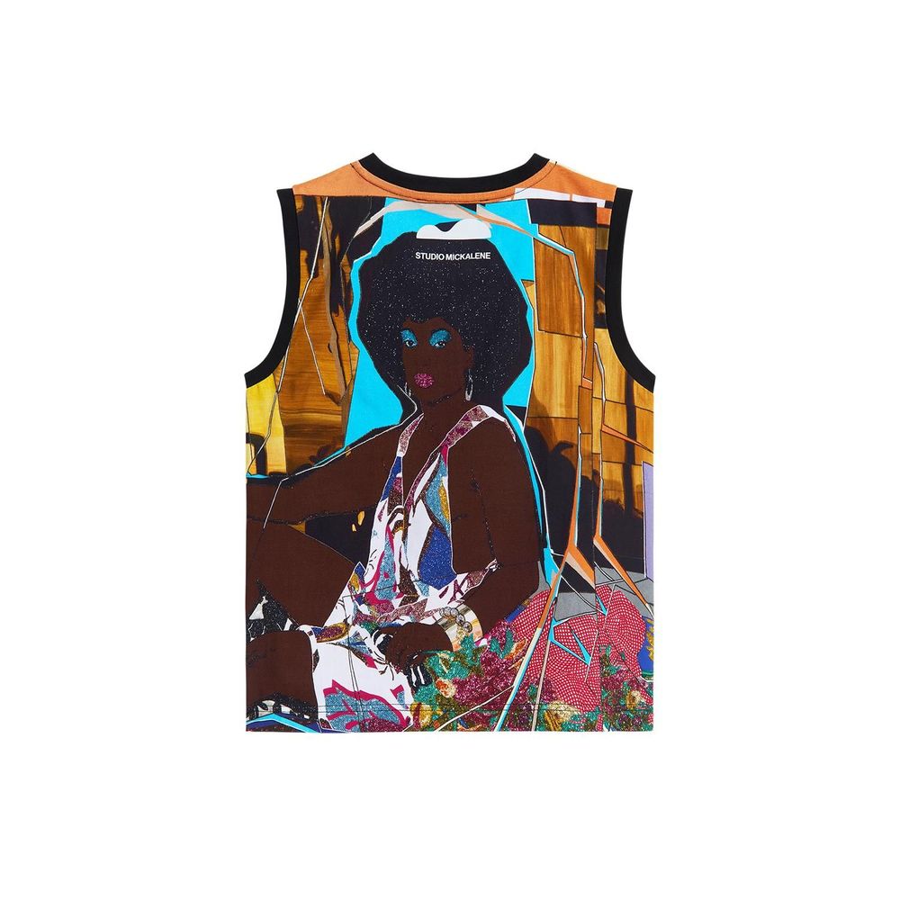 Prêt-à-porter - Mickalene Thomas LE DÉJEUNER SUR L'HERBE: LES TROIS FEMMES NOIRES Unisex Muscle Tank - ROME PAYS OFF