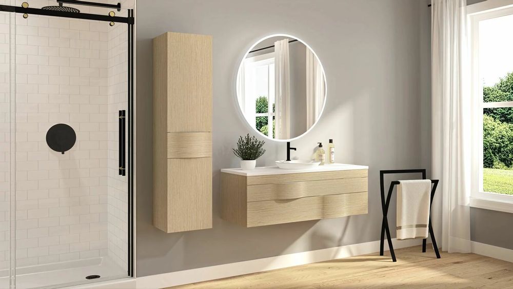 Chests of drawers - ILLUSION vanity unit - DECOTEC