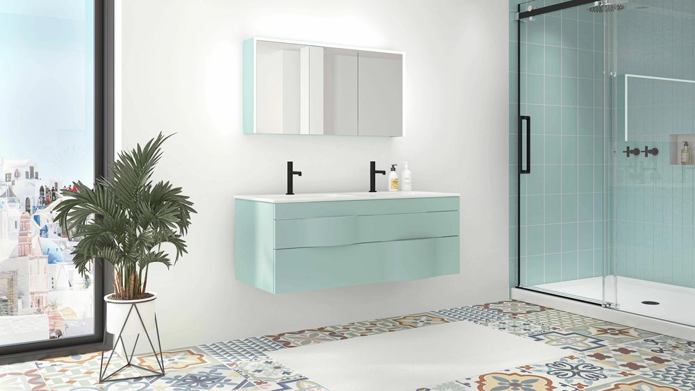 Chests of drawers - ILLUSION vanity unit - DECOTEC